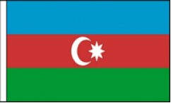 Azerbaijan Hand Waving Flags